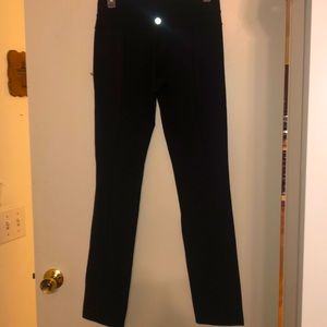 Lululemon Skinny Groove Black Pant